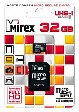 MicroSDHC Mirex 32 GB UHS-I